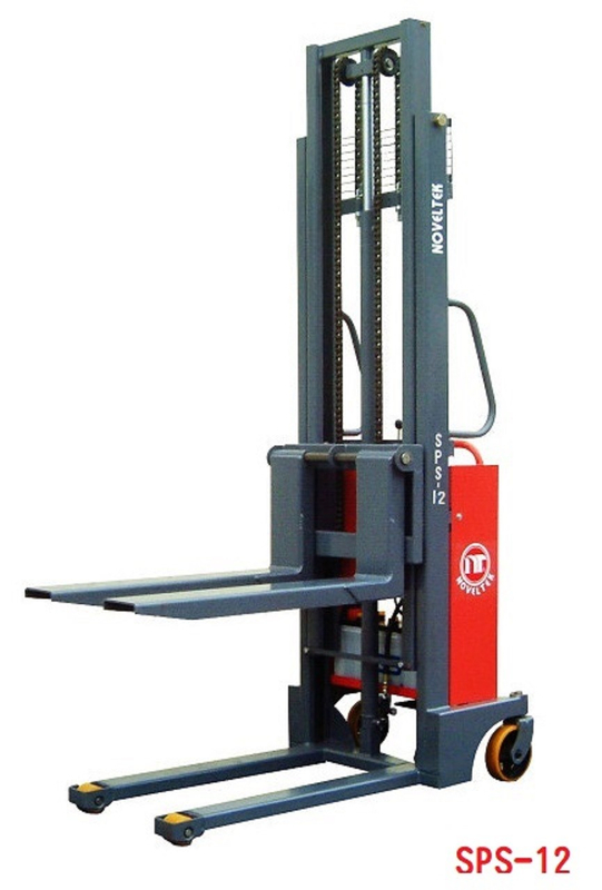 半電動堆高機(手推電動上升下降)/推動型堆高機/叉車-搬運/卸貨 SPS-12, 載重1200Kg(1.2噸), 揚高2500MM