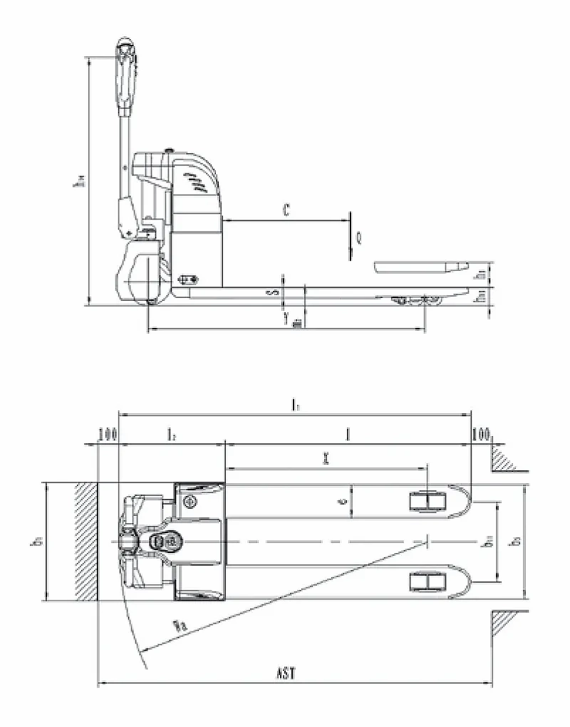 EPT-15 / 20Li 热门商品 简易型电动拖板车（1.5 / 2 吨）