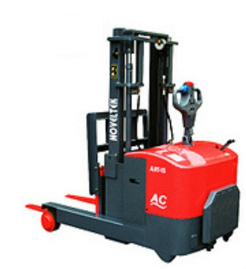 桅桿前可前伸后移型电动堆高机 AC系列, 载重1000Kg(1吨), 扬高2500MM, 货叉加赠前倾后仰功能