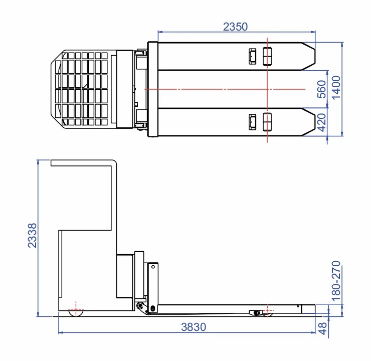 PPT-80/100/150 重型電動拖板車（8.0噸 / 10噸 / 15噸）